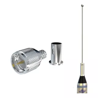 Kit 20antena 1/4 Vhf Ars Base Vareta Mv00bc 20conctor Brinde