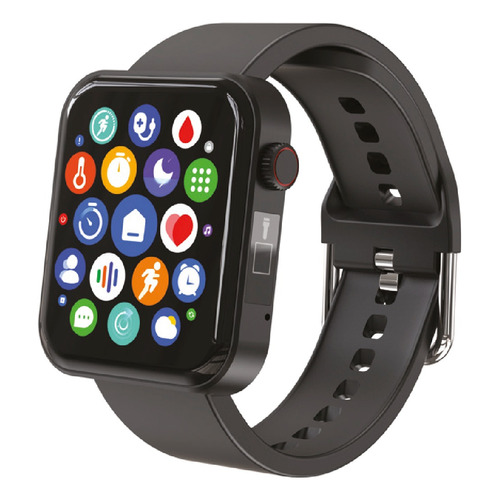 Reloj Digital Inteligente Vinculable Sensores Life Watch 2 Color de la caja Negro