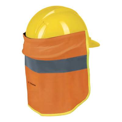 Cubrenuca Para Casco, Naranja Con Reflejante, Truper