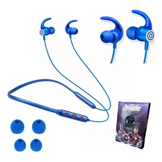 Auriculares Bluetooth 5.0 Deportivo Avengers Capitán América