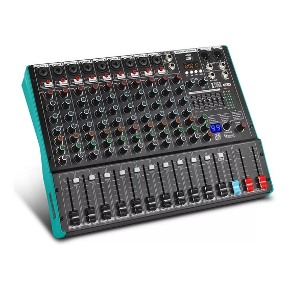 Xtuga Ts11 Mezcladora Tarjeta Audio Effects 11 Canales Mixer