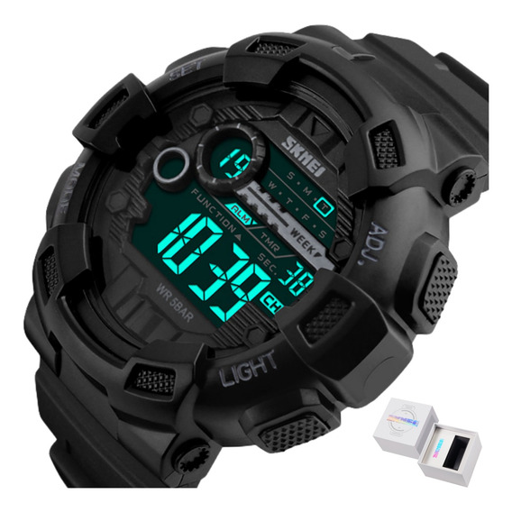 Reloj Digital Skmei 1243 Militar Deportivo Luminoso Hombre