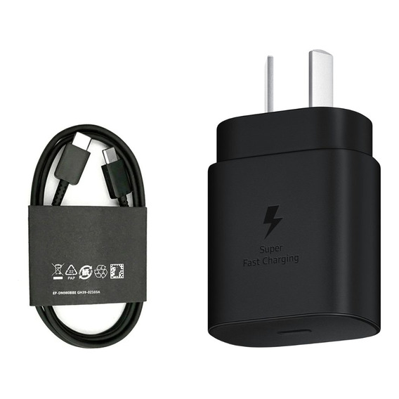 Cargador Samsung 25w Con Cable Carga Super Rápida