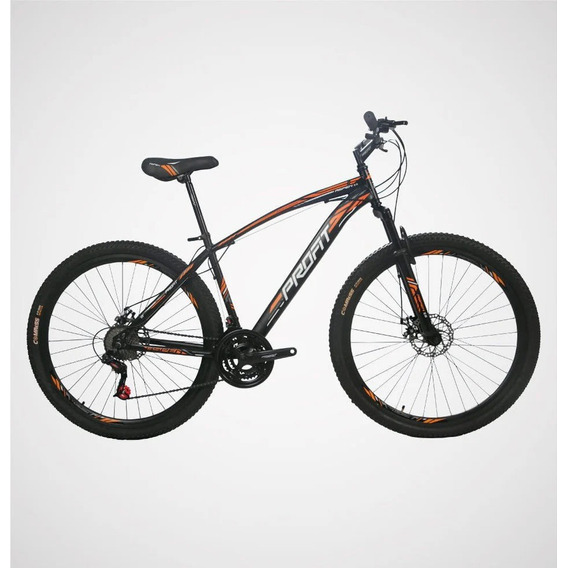 Bicicleta Profit Aspen 8 Velocidades Rin 29 Color Negro/naranja Tamaño Del Marco M
