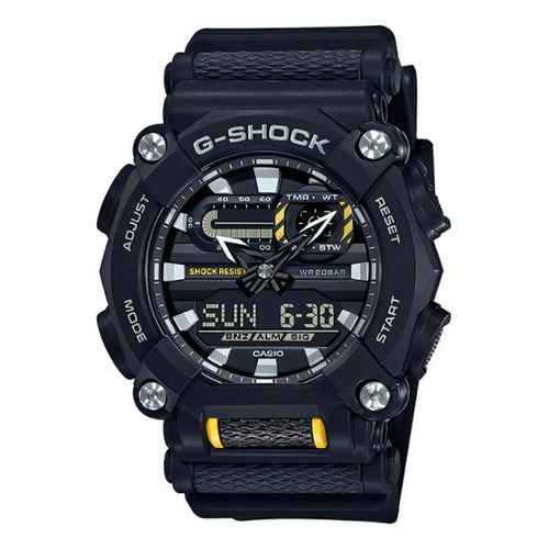 Reloj Hombre Casio Gshock Ga-900-1a | Color De La Correa Negro