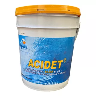 Acidet 16 Kg Baja Ph Y Alcalinidad Del Agua En Albercas Spin
