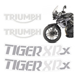 Kit Adesivos Tanque Triumph Tiger 800 Xrx Moto Escura