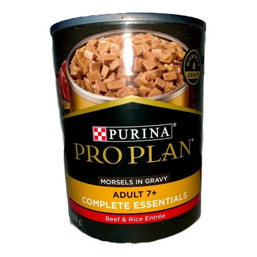 Pro Plan - Senior Carne Y Arroz Lata 368.5 Gr (12piezas