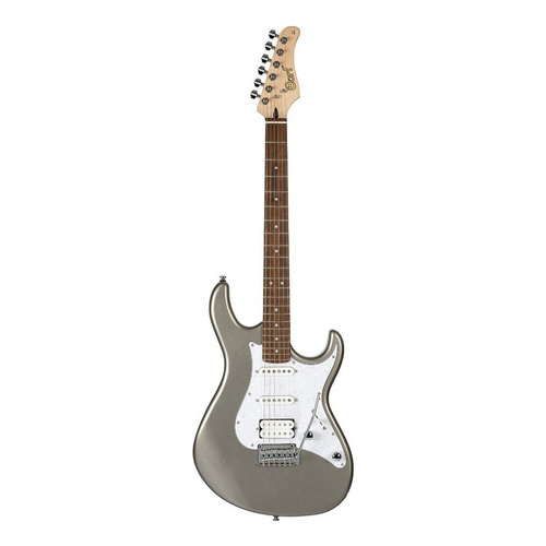 Guitarra eléctrica Cort G Series G250 de tilo silver metallic con diapasón de jatoba