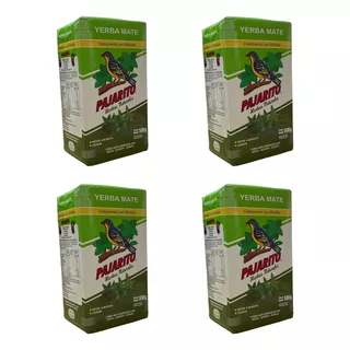 Erva Mate Tereré Pajarito - Hierbas Naturales 500g Kit 4 Und