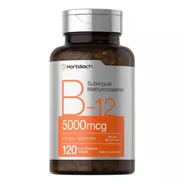 Vitamina B12 Sublingual 5000mcg 120 Tabletas Hecho En Usa