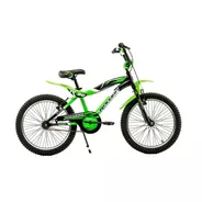 Bicicleta Infantil Raleigh Mxr R20 Frenos V-brakes Color Blanco/verde/negro Con Pie De Apoyo  