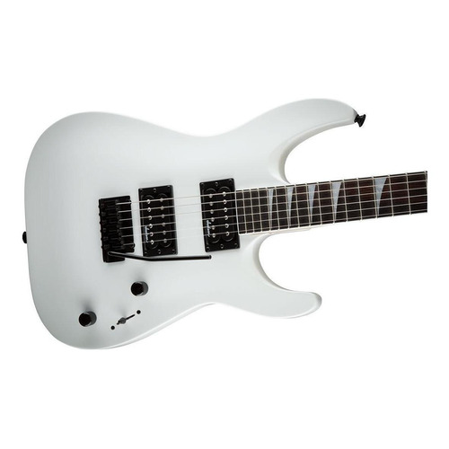 Guitarra eléctrica Jackson JS Series JS22 DKA dinky de álamo snow white brillante con diapasón de amaranto