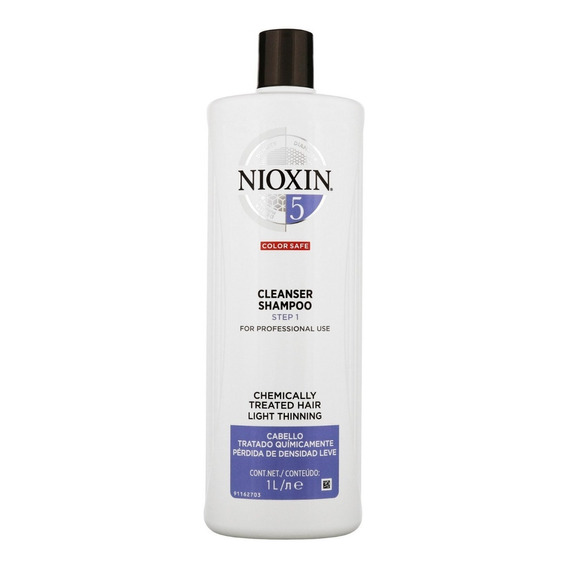 Nioxin-5 Shampoo Densificador Chemically Treated Hair 1000ml