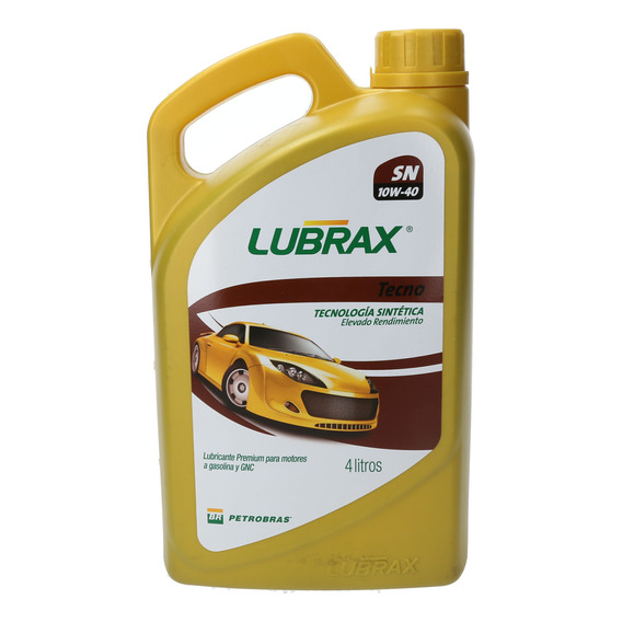 Aceite 10w40 Lubrax Tecno 4lt Semi-sintetico Diesel/ Bencina