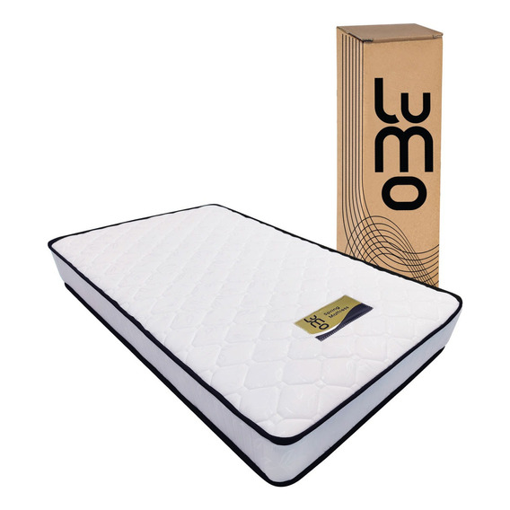 Colchon Individual Premium Memory Foam+resortes Ortopedico