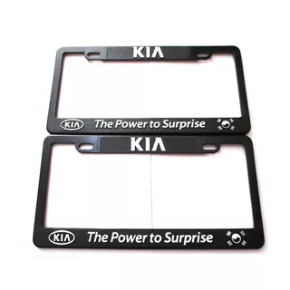 Marco Portaplaca Kia Optima Rio Soaul Stinger 2 Piezas 