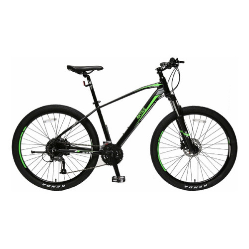 Bicicleta Aktive Dakar Marco Aluminio Rin 27.5 Negra/verde Color Negro Tamaño del marco M