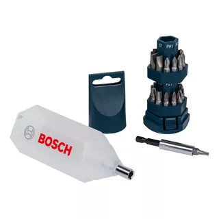 Juego De Puntas Bosch Big Bit Para Atornillar Con 25 Pzas