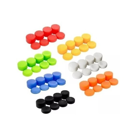 Gomitas - Grip - Para Joystick Ps3 Ps4 Ps5 Xbox Pack 8 En 1