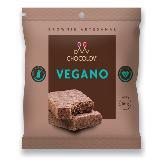 Brownie Chocolov Vegano X 80g