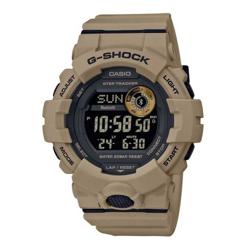 Reloj Casio G-shock Digital Gbd-800uc-5cr Color del fondo Negro