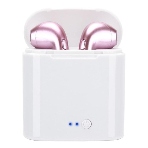Audífonos in-ear inalámbricos i7S TWS rosa