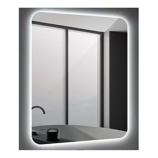 Espejo Led Baño Luz Led De 3 Tonos 50x60cm Touch Y Dimeable