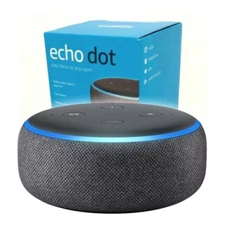 Alexa Amazon Echo Dot 3 Assistente Virtual  Cor Preto Voltagem 110v/220v