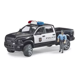 Juguete Camioneta Policial Ram 2500 Con Agente Policía