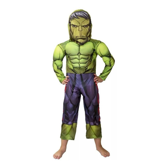 Hulk Disfraz Musculos Marvel New Toys Original Educando