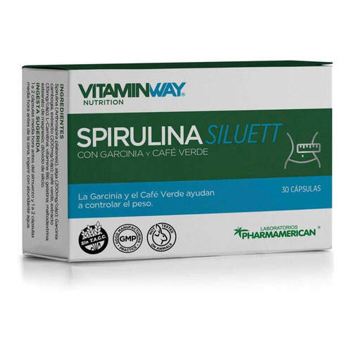 Vitaminway Spirulina Siluett x 30 Capsulas