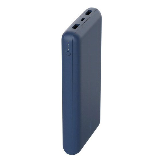 Batería Portátil 20k Usb C & A - Azul