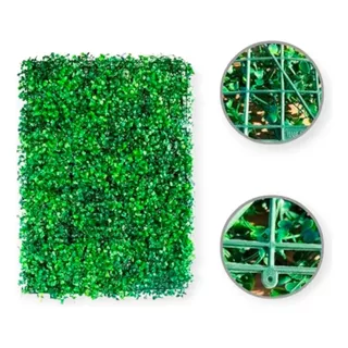 Muro Verde Follaje Artificial Sintético 60x40cm 30 Pzs