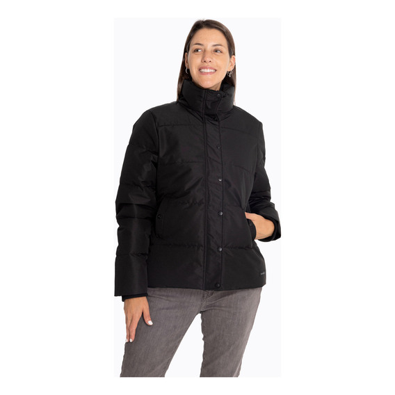 Chaqueta Mujer Puffa Parka Negro Merrell