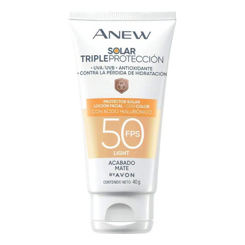 Avon Anew Solar Triple Protección Fps50 Protector Con Color