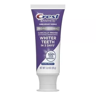 Creme Dental Crest 3d White Professional Esmalte Protect 85g