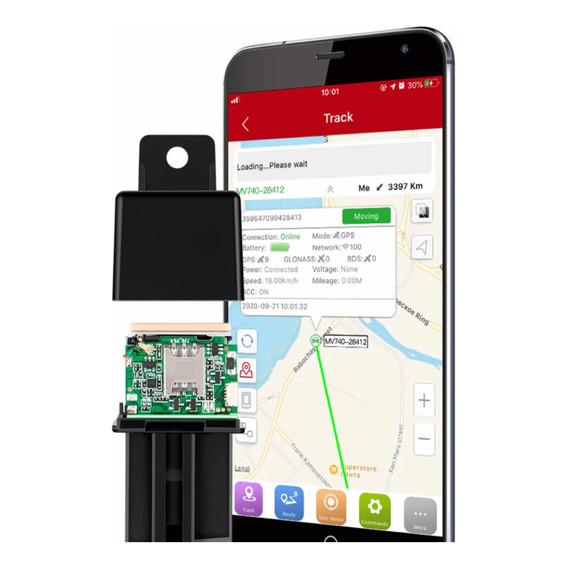 Gps Relay Para Automóvil O Motocicleta Micodus