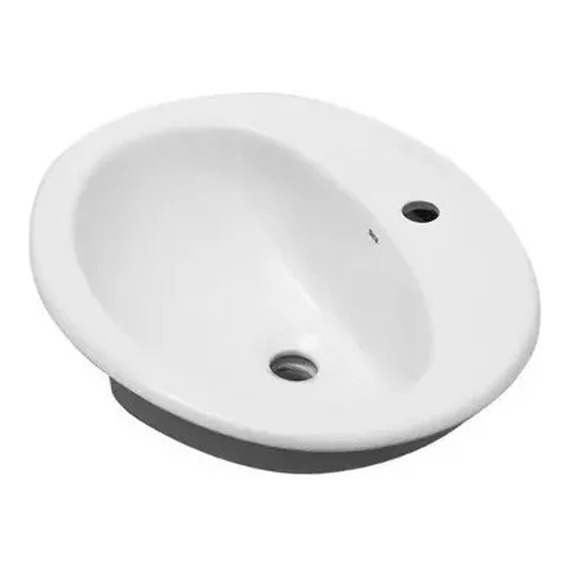 Lavatorio Baño Pileta Roca Modelo Capri 1 Agujero 51x44x20