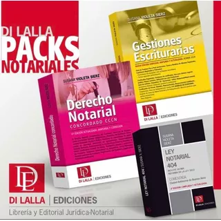 Derecho Notarial. Pack Sierz. Di Lalla - Packs Notariales