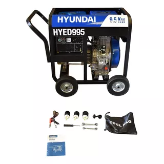 Generador Profesional Diesel Trifásico Hyundai 9.5 Kw 18 Hp