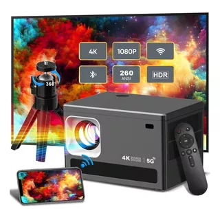 Proyector Portátil 1080p 4k Full Hd Wifi Android Bluetooth