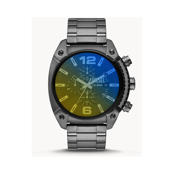 Diesel Reloj Cronógrafo Hombre Dz4616 Overflow Plomo Color de la correa Gris oscuro