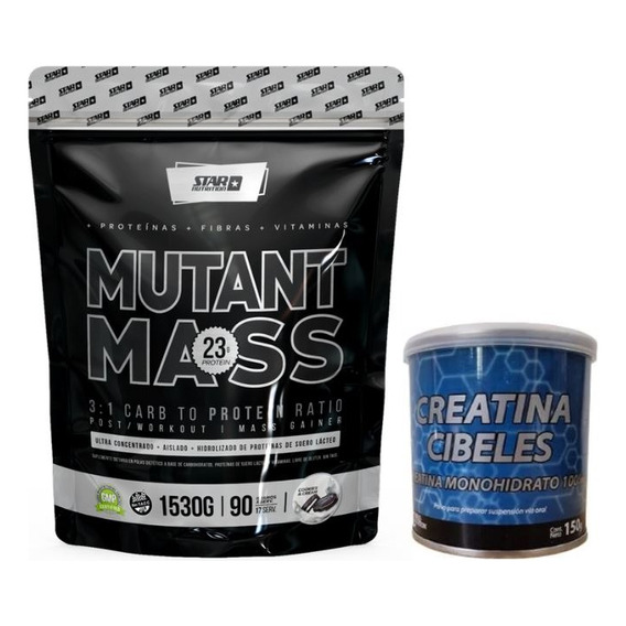 Mutant Mass Star Nutrition 1,5kg + Creatina Cibeles 150g