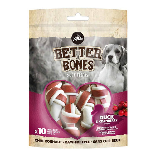 Snack Para Perro Zeus Better Bones Pato Con Arandanos