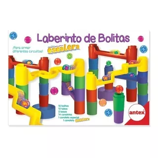Laberinto Didactico De Bolitas Escalera Antex 3340 Color Multicolor