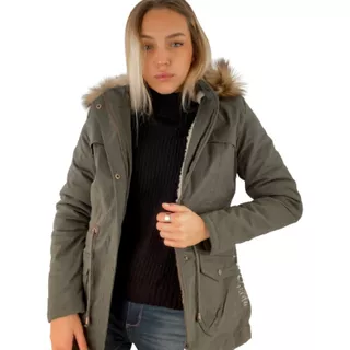 Parka Campera Gabardina Corderito Interior Envio Gratis Mod2