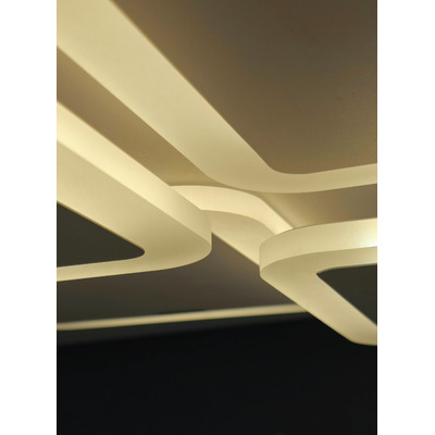 Plafon Led Smart Origami Dimerizable Deco Diseño Moderno
