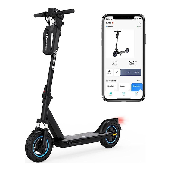 Evercross Ev10z Patinete Eléctrico Para Adultos 500w 30km/h