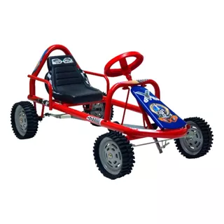 Katib 601 Vehículo A Pedal Kartings Color Rojo